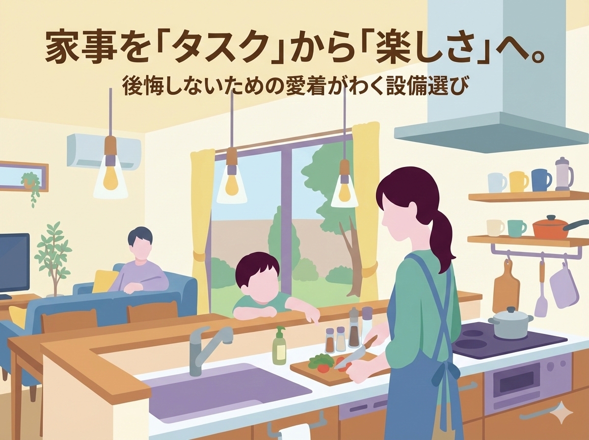 家事を「タスク」から「楽しさ」へ。後悔しないための愛着がわく設備選びメイン写真